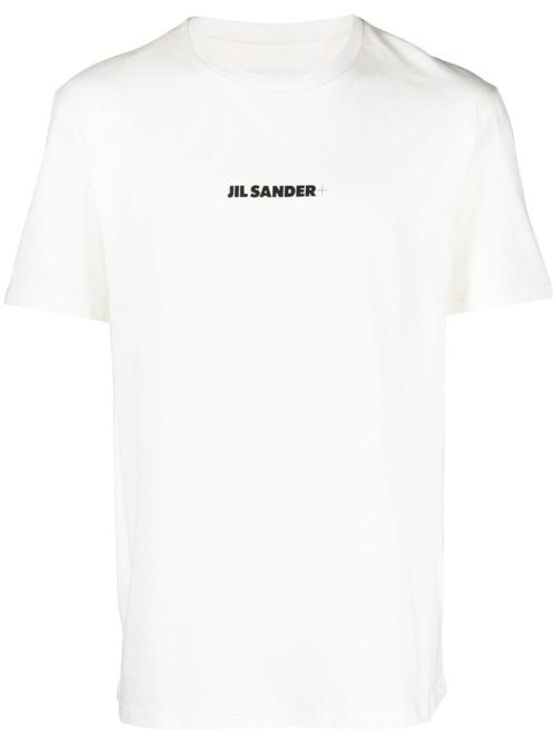 T-shirt in cotone con stampa logo Jil Sander | J47GC0122J20103102